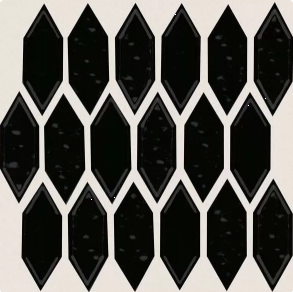 Black Picket - ceramic tile